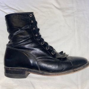 Justin Lace ups Black